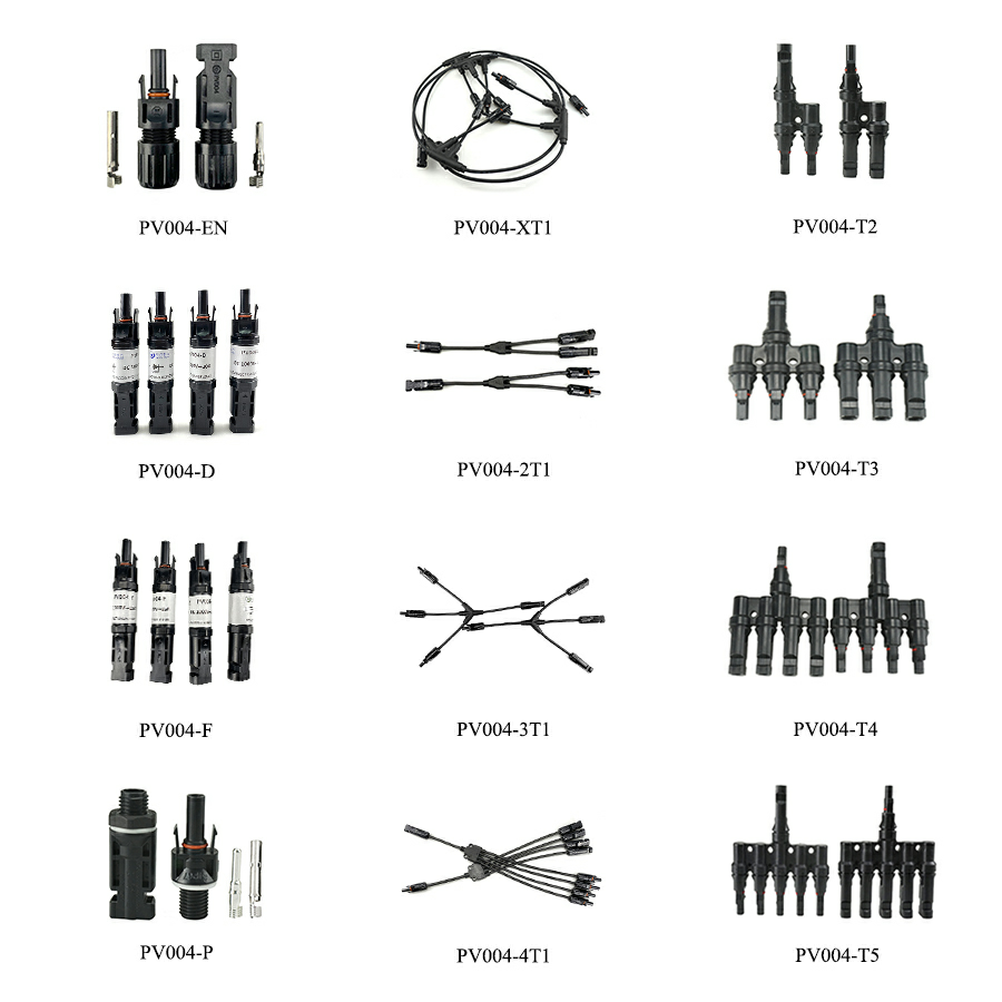 30A konektor solárního panelu řadový držák pojistek Adaptér konektorů PV vodičů 1000V PV konektor