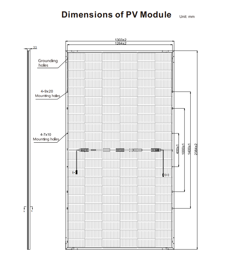 Hot Sale Bifaciální Mono P-Type 670W PV solární panel solární deska