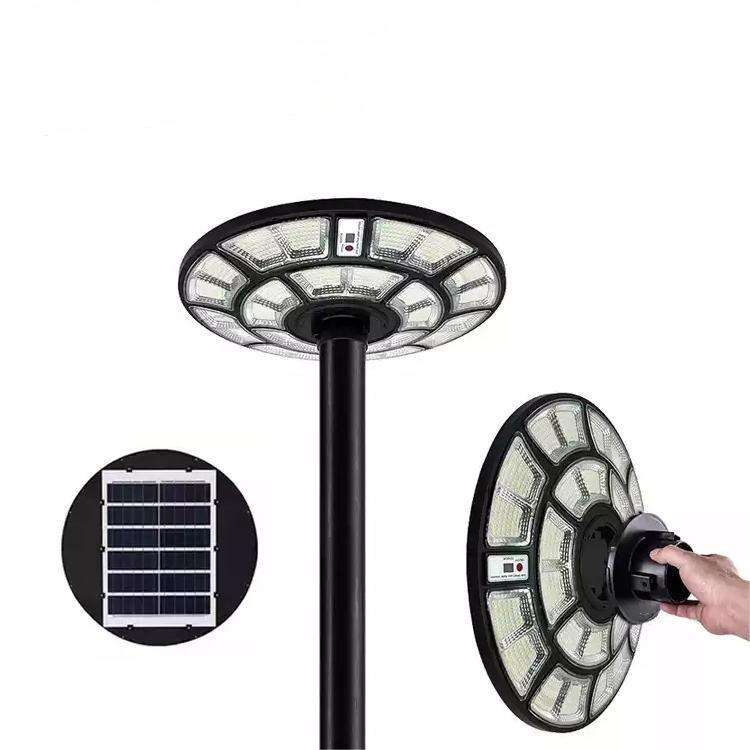 Venkovní Inteligentní 1000W Power Energy Yard Street Indukční LED solární lampa ve tvaru UFO